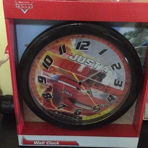 Disney CARS 8” Wall Clock NEW
